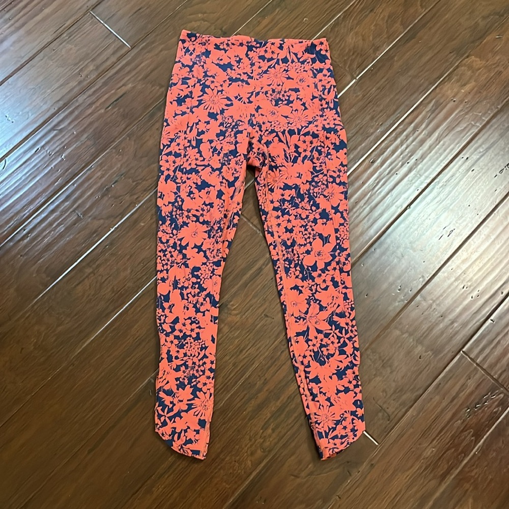 Lululemon All You Do Tight *25" Efflorescent Dark Canyon Onyx Blue Size 6 - Picture 4 of 9